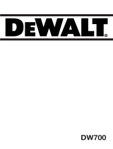 DeWalt DW700 Owner's manual