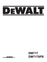 DeWalt DW717XPS T 3 Owner's manual