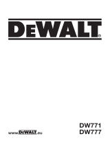 DeWalt DW771 Owner's manual