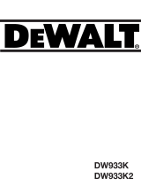 DeWalt Akku-Stichsäge DW 933 K User manual