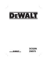 DeWalt DW979 Owner's manual