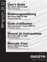 Dicota BRANCH 2.0 User manual