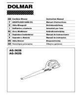 Dolmar AG-3629 Owner's manual