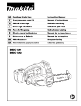 Makita DUC122 Owner's manual