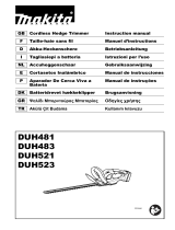 Dolmar Akku-Heckenschere 52 cm 18V (ohne Akku, ohne Ladegerät) DUH523Z Owner's manual