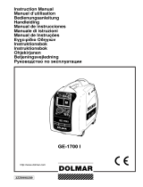 Dolmar GE-1700 I Owner's manual