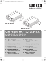 Waeco SinePower MSP 162, MSP 164, MSP 352, MSP 354 Operating instructions