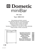 Dometic RH548 (Type MB20-60) Operating instructions