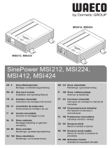 Waeco SinePower MSI212, MSI224, MSI412, MSI424 Installation guide