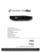 HDI Dune HD MAX User manual