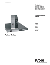MGE UPS Systems Evolution 1150 Rack User manual