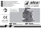 Efco MP 300 / MP 3000 (Euro 2) Owner's manual