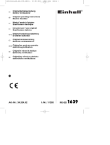 Einhell Red RG-ES 1639 Datasheet