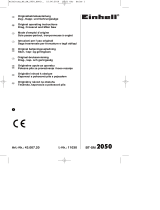 Einhell Blue BT-SM 2050 Operating instructions