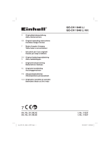 Einhell Expert Plus GE-CH 1846 Li Kit User manual