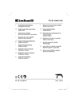 Einhell Classic TC-ID 1000 E Kit User manual
