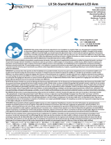 Ergotron LX Sit-Stand Wall Mount LCD Arm User guide