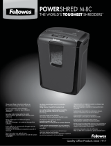 Fellowes M-8C Owner's manual