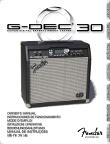Fender G-DEC 30 User manual
