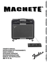 Fender Machete Owner's manual