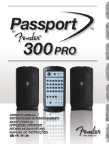 Fender Passport® 300 Pro Owner's manual