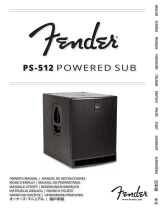 Fender PS-512 Powered Sub Owner's manual