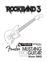 Fender Rock Band 3 Wireless Fender Mustang XBOX360 User manual