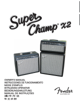 Fender Super Champ X2 Owner's manual