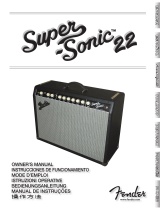 Fender Super-Sonic 22 Owner's manual