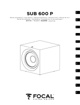 Focal SUB 600 P User manual