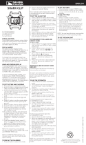 Shark CLIP-AG8584-INST-R01 Owner's manual