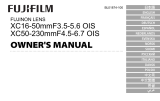 Fujifilm XC16-50mmF3.5-5.6 Owner's manual