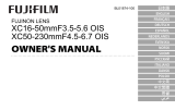 Fujifilm XC50-230mm F4.5-6.7 OIS Black User manual