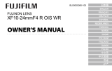 Fujifilm XF10-24mmF4 R OIS WR Owner's manual