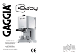 Gaggia Baby User manual