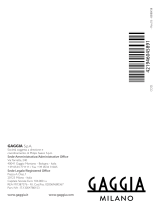 Gaggia New Classic User manual