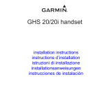 Garmin GHS20 Installation guide