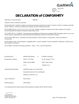 Garmin GMR 404/406xHD Pedestaali Declaration of conformity