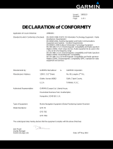Garmin GPSMAP 78 Declaration of conformity