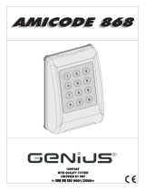 Genius Amicode 868 Operating instructions