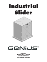 Genius INDUSTRIAL SLIDER Operating instructions