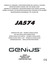 Genius JA574 Operating instructions