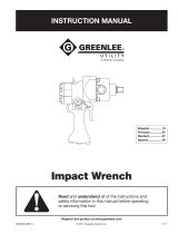 Greenlee H6510A Impact Wrench User manual