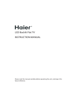 Haier LE24G610CF User manual