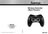Hama 51836 Wireless Controller Black Thunder PS3 Owner's manual