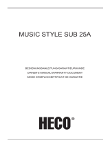 Heco Music Style Sub 25 A User manual