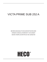 Heco Victa Prime Sub 252 User manual