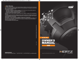 Hertz ES 250D.5  Owner's manual