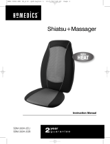 HoMedics Shiatsu Plus Massager w/ Heat User manual