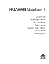 Huawei Matebook E Quick start guide